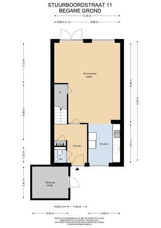 Floorplan - Stuurboordstraat 11, 1433 SE Kudelstaart